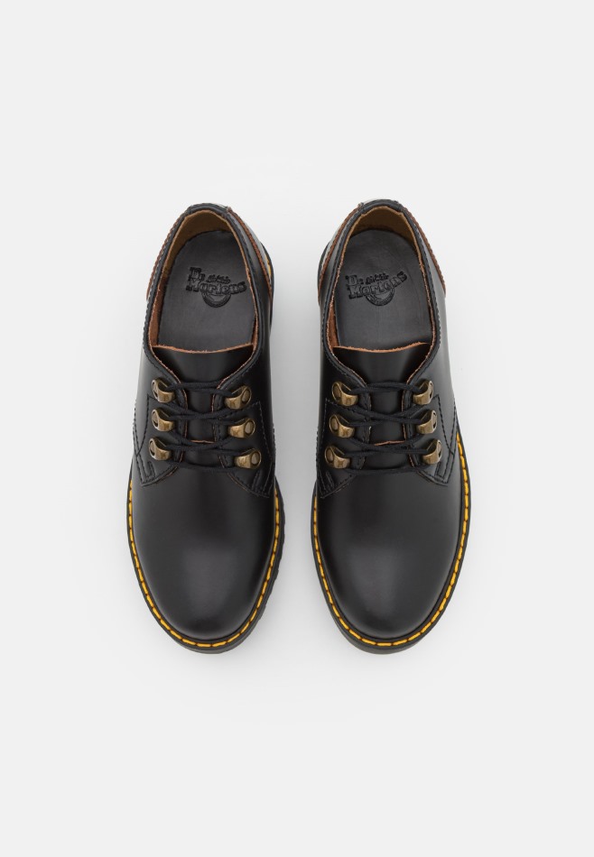 Gabor Noir Vintage | Exclusif Leona - Talons à Lacets